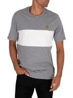 Colourblock Embroidered T-Shirt
