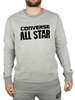 Converse Light Grey Marl Worn All Star Logo Sweatshirt