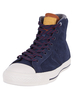 Converse Obsidian/Antique Sepia/Grey Star Player Suede Hi Trainers