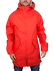 Converse Signal Red Rubber Fishtail Rain Jacket