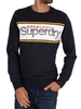 Core Logo Stripe Sweatshirt