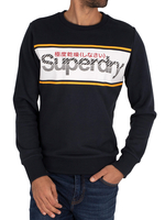 Core Logo Stripe Sweatshirt