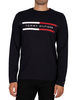 Corp Chest Stripe Longsleeved T-Shirt