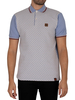 Diamond Front Panel Polo Shirt