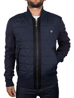 Duck and Cover Deep Navy Barton Jacket