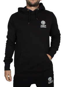 Franklin & Marshall Black Left Chest Logo Hoodie