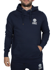 Franklin & Marshall Navy Left Chest Logo Hoodie