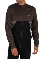 Geo Panel Zip Track Jacket