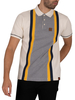Houndstooth Panel Polo Shirt