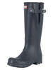 Hunter Navy Original Side Adjustable Wellies
