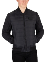 Inside Stripe Rib Quilted Jacket