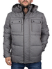 Jack & Jones Grey Melange Cam Puffa Jacket