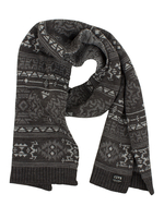 Jack & Jones Grey Melange Native Pattern Scarf