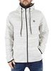 Jack & Jones White Carbon Marled Logo Hoodie