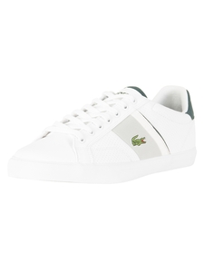 Lacoste White/Dark Green Fairlead 118 1 CAM Trainers