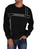 Logo Tape Fashion Sweatshirt