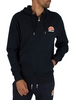 Miletto Zip Logo Hoodie
