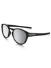 Oakley Matte Black/Chrome Iridium Latch Man Sunglasses