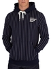 Pinstripe Pullover Hoodie