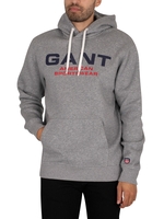 Retro Shield Pullover Hoodie