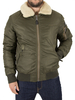 Schott Army Kaki Pilote Fur Collar Bomber Jacket