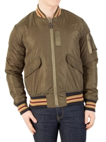 Schott Army Khaki Fair Field Bomber Jacket