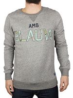 Scotch & Soda Grey Melange Vintage Wash Graphic Sweatshirt