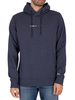 Straight Logo Pullover Hoodie