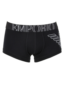 Stretch Cotton Logo Trunks