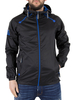 Superdry Black/Royal Dual Zip Through Cagoule Logo Jacket