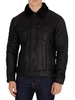 The Shearling Trucker Leather Jacket