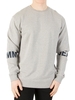 Tommy Jeans Light Grey Heather Essential Banded Sweatshirt