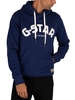 Varsity Felt Pullover Hoodie