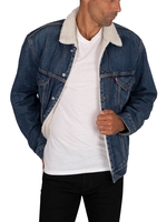 Vintage Fit Sherpa Trucker Jacket