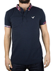 Voi Jeans Navy Dean Tipped Polo Shirt