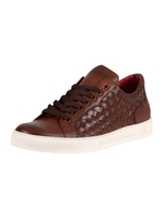 Woven Leather Trainers