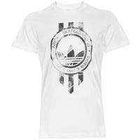 adidas Originals Smoke Banner T-Shirt White