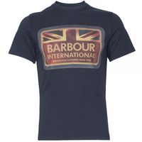 Barbour International Union Jack T-Shirt Navy