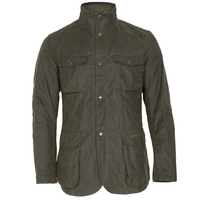 Barbour Ogston Waxed Jacket Olive