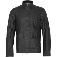 Barbour Ouston Light Weight Wax Jacket Black