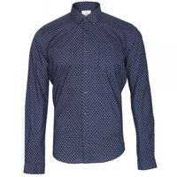 Barbour Paisley Print Slim Fit Shirt Navy