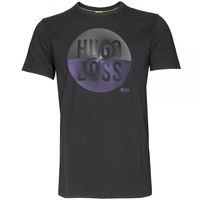 Hugo Boss Green Circle Logo T-Shirt Black