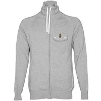 Luke 1977 Zip Through Sweatshirt Grey