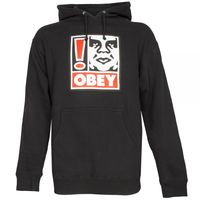 Obey Exclamation Hooded Sweatshirt Black