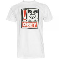 Obey Exclamation T-Shirt White