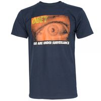 Obey Surveillance Eye T-Shirt Navy