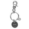 Paul Smith Accessories Matte Enameled Key Ring Silver