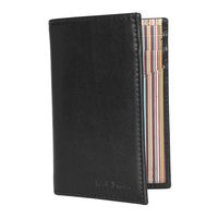Paul Smith Accessories Multi Stripe Credit Card Wallet Black