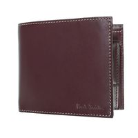 Paul Smith Accessories Paul Smith Naked Lady Billfold And Coin Wallet Damson