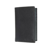 Paul Smith Accessories Paul Smith Saffiano Contrast Leather Credit Card Wallet Black